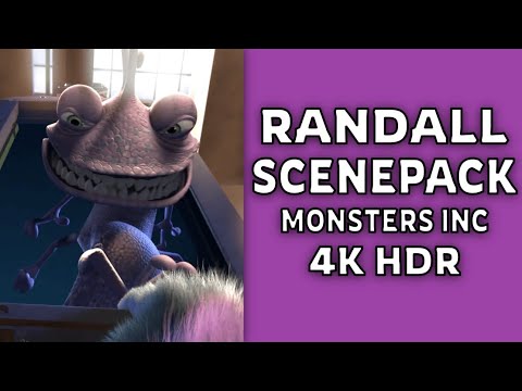 Randall Boggs Scenepack (Monsters Inc) 4K 60FPS [HDR]