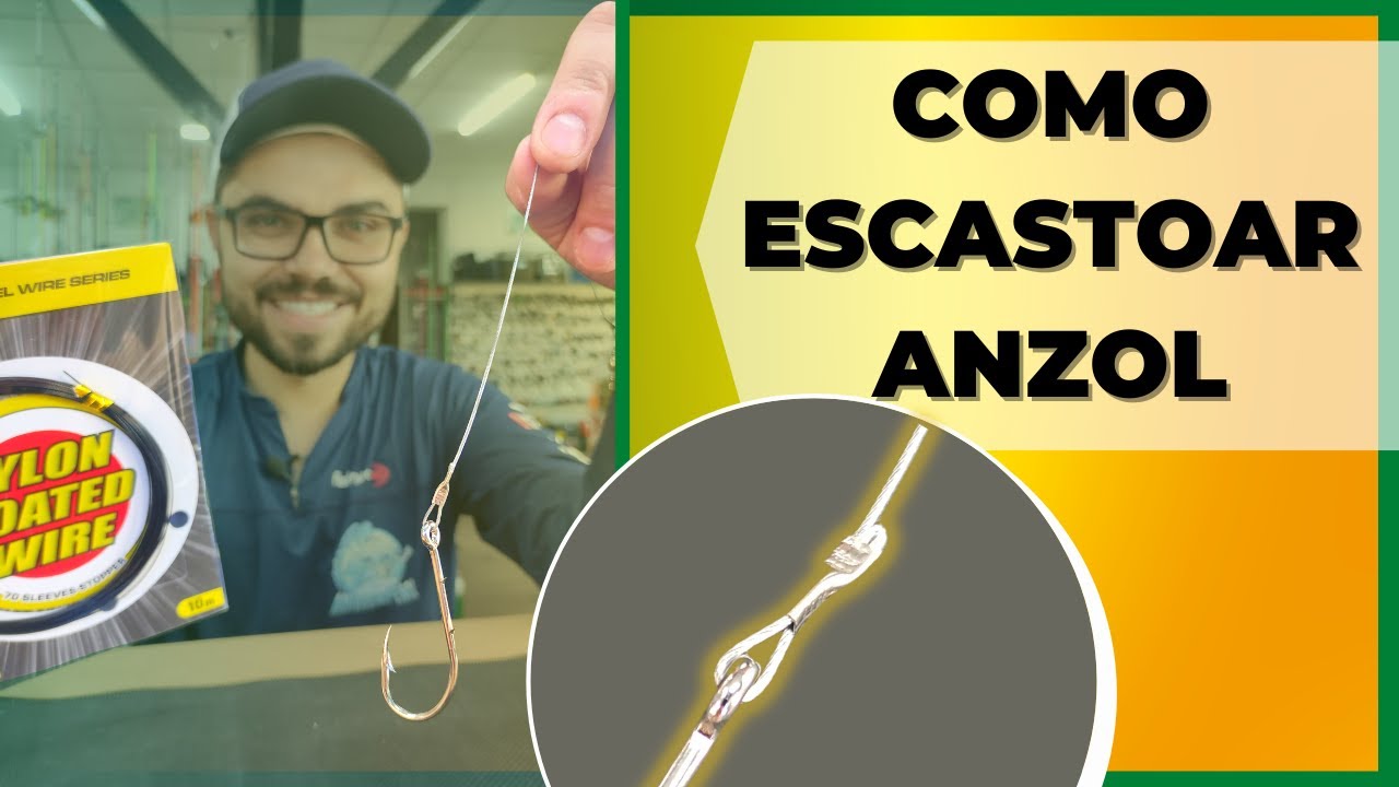 SEGREDO DE FAMÍLIA! Como encastoar anzol com cabo de aço flexível. As 2 melhores formas de empatar.