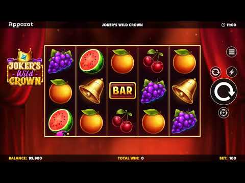 Joker's Wild Crown Diamond Treasures – Video Gameplay