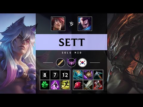 Sett Mid vs Yasuo - KR Master Patch 25.19