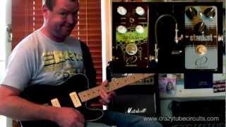 Video thumbnail for Crazy Tube Circuits: SPLASH MKII with STARDUST (Black) OD by Brett Kingman
