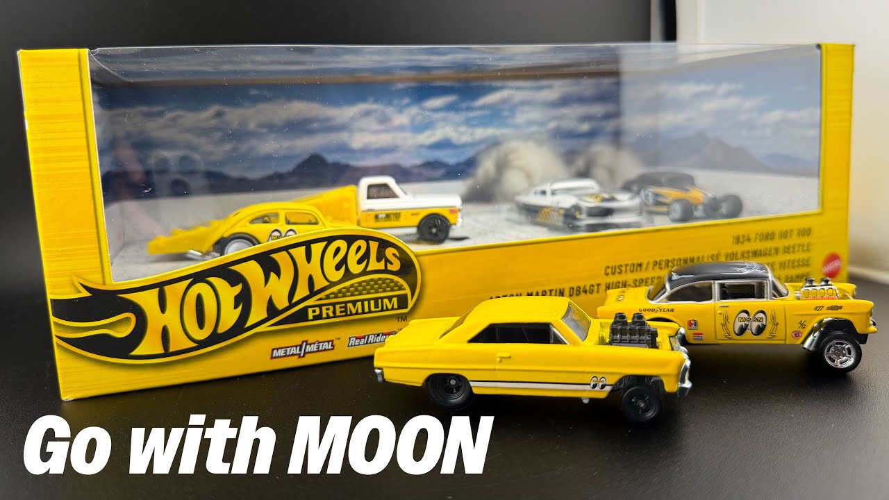New Hot Wheels Premium Collector Set Is a Mooneyes Diorama