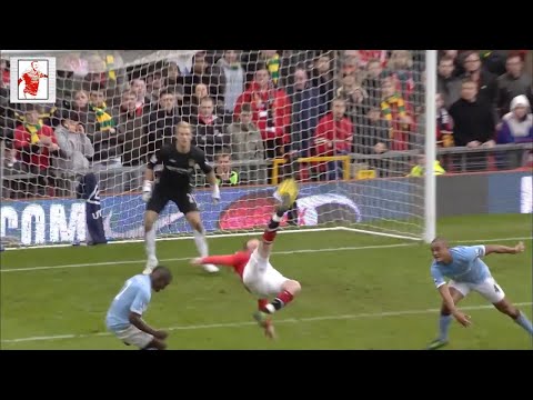 Best Manchester Derby Goal Ever || Wayne Rooney Bicycle Kick|| 12.02.2011 
