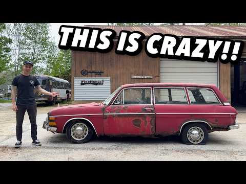 ULTRA RARE AUDI WAGON FOUND IN THE WOODS! Super 90 Buried Since 1978!