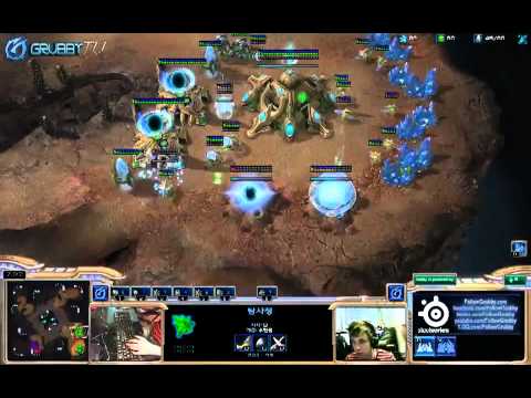 Grubby [FPVOD w/C] vs TheWinD [PvZ Backwater 1v1] - 1 / 2