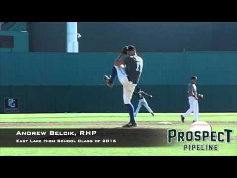 Andrew Belcik, RHP, East Lake High School, Pitching Mechanics at 200 FPS