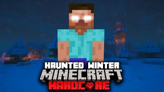 100 Days in Haunted Winter in Hardcore Minecraft