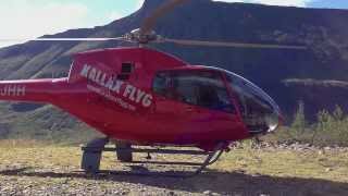 preview picture of video 'The peak of Kebnekaise by Helicopter'