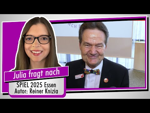 SPIEL 2025 - Interview with game designer Reiner Knizia - Just play!