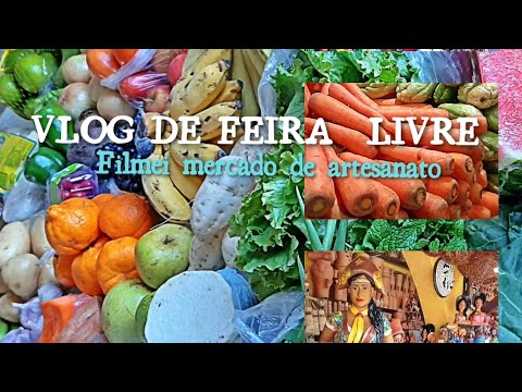 FUI NA FEIRA LIVRE/ FILMEI O MERCADO DE ARTESANATO DE ARACAJU SERGIPE