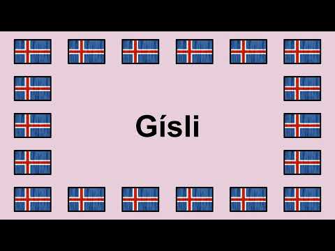 Pronounce GÍSLI in Icelandic 🇮🇸