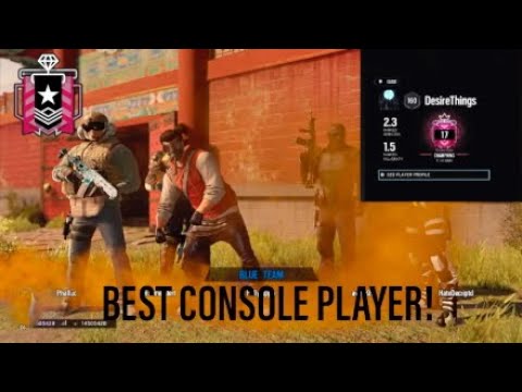 BEST PS4 PLAYER SLAMS CHAMPIONS IN RANKED+BEST SETTINGS-Operation Steel Wave Rainbow Six Siege