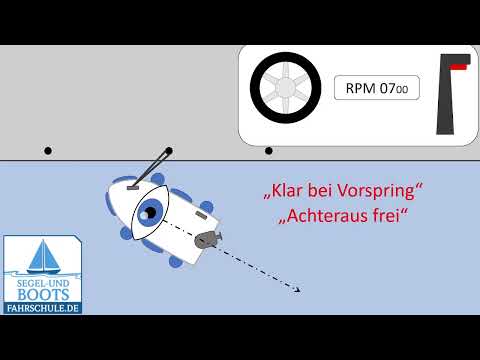 SBF - Ablegen durch Eindampfen in die Vorspring