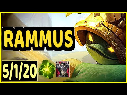 RAMMUS VS EKKO - 5/1/20 KDA JUNGLE GAMEPLAY