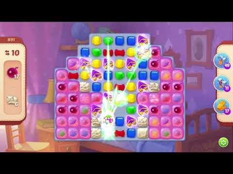 Homescapes 891 Level - 18 moves - NO BooSTERS