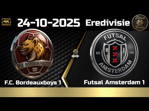 Eredivisie: FC Bordeauxboys 1 - Futsal Amsterdam 1  BEKER  (24-10-2025)