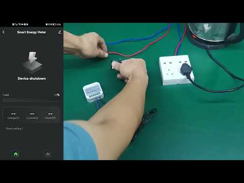 Tuya Smart Life WiFi Energy Meter 80A with Current Transformer Clamp KWh Power Monitor Electricity