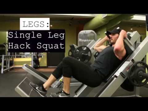 Legs Single Leg HacK Squat