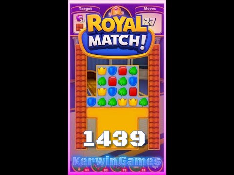 Royal Match Level 1439 - Super Hard Level - No Boosters Gameplay