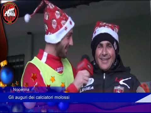 Nocerina: Gli auguri dei calciatori molossi - 24 Dicembre 2018