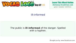 Video thumbnail for ill-informed