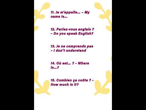 FRENCH STARTER KIT Module 0 ( 2025 Edition)