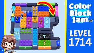 Solution du Niveau 1714 de Color Block Jam