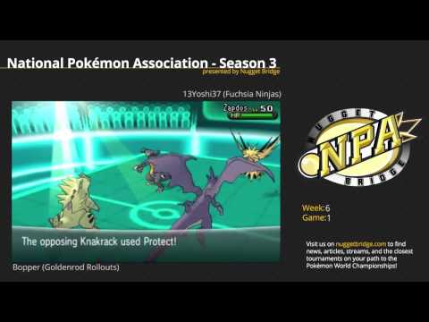 NPA 3 Week 6 - Bopper (Goldenrod Rollouts) vs 13Yoshi37 (Fuchsia Ninjas) Game 1