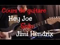 Cours de guitare - Hey Joe - Jimi hendrix - Solo ...