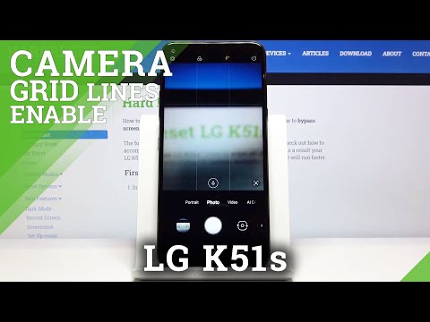 How to Show Camera Grid Lines in LG K51s – Orientation Lines