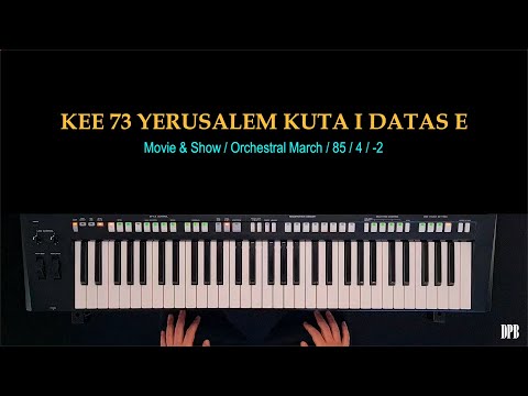 Kitab Ende-Enden (KEE) GBKP 73 Yerusalem Kuta I Datas E - Kibordis KEE