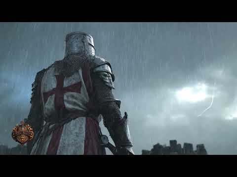 Gregorian Chants - O panis dulcissime - Rainstorm Ambience