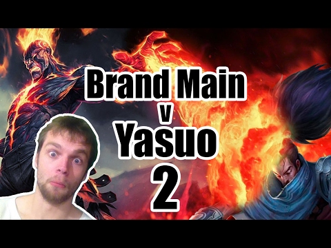 Brand Main V Yasuo EPISODE 2 - Full Commentary Gameplay - League of legends season 7