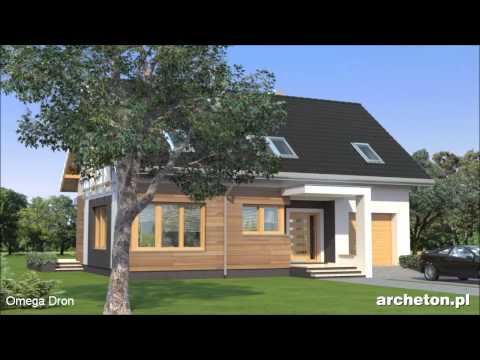 Projekt domu Omega Dron - archeton.pl