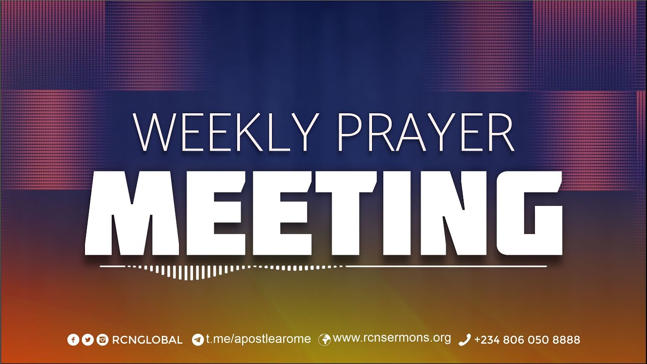 WEEKLY PRAYER METING || FRIDAY 04-06-2021