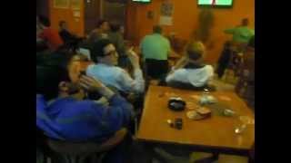 preview picture of video 'Real Madrid vs Bayern Munchen penalties...tipsport bar podebrady reactions :D'