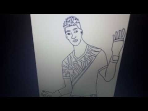 Fadereagisce a disegni fatti da i fan saga di fortnite