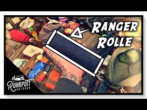Die Ranger Rolle - Packliste für Touren im Wald!