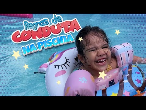 REGRAS DE CONDUTA PARA CRIANÇAS (PART. 2) NA PISCINA (RULES OF CONDUT FOR CHILDREN) | LIZ E IZA