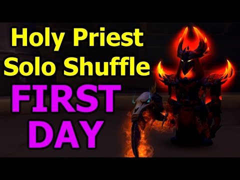 Solo Queue 3v3 Arena - Hitting 2k Rating Day 1 - Holy Priest PvP - World of Warcraft Dragonflight