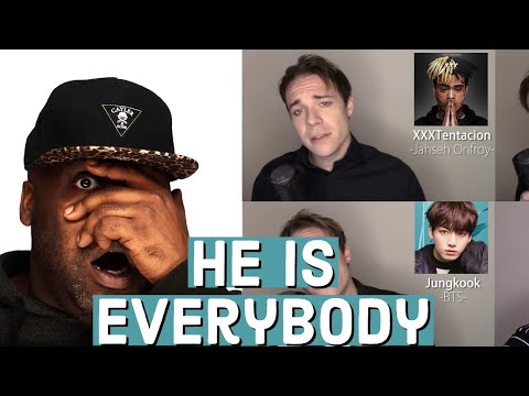 ONE GUY, 54 VOICES With Music! Drake, TØP, P!ATD, Puth, MCR, Queen (Famous Singer Impressions) React