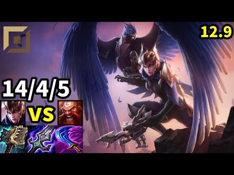 Quinn Top vs Gragas - KR Grandmaster | Patch 12.9