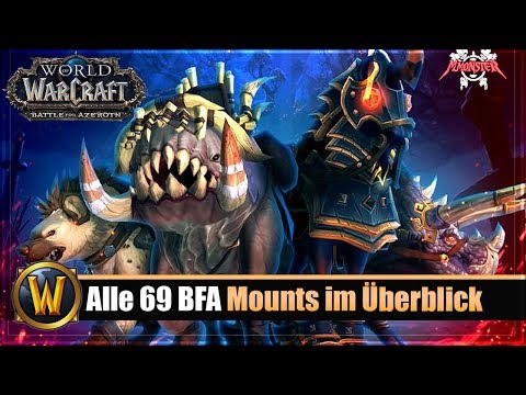 Alle 69 BFA Mounts im Überblick