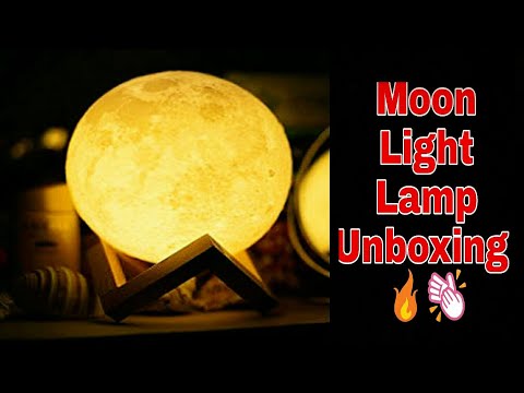 Moon Light Lamp Unboxing