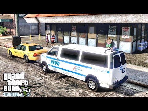 GTA 5 MODS LSPDFR 0.4.1 - NYPD VAN PATROL!!! (GTA 5 REAL LIFE PC MOD)