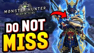 Events EVERY Player Should Do At ALL Levels | Monster Hunter World Guide