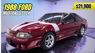 Video Thumbnail for 1988 Ford Mustang GT Hatchback