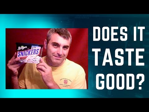 Trying Breyers Snickers Ice Cream for the First Time