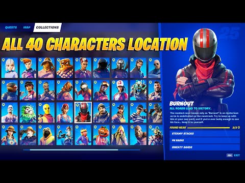 All 40 Characters Location Guide - Fortnite Chapter 2 Season 5