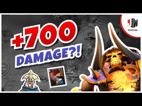 Clinkz death pack 700+ damage RAMPAGE!!! Patch 7.27